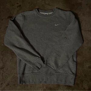 Nike Men's Charcoal Crewneck Sweater
